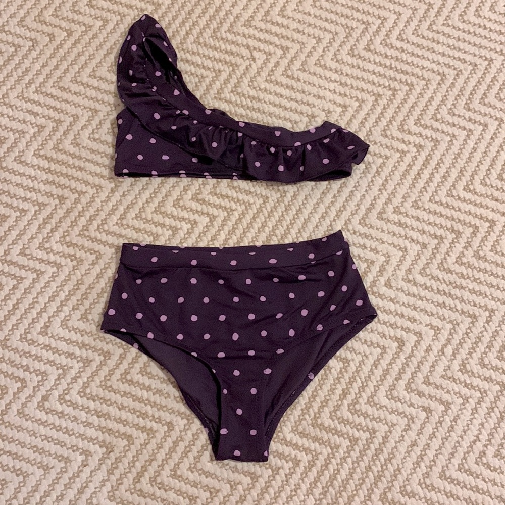 EBERJEY kids high-wasted bikini size 12 girls